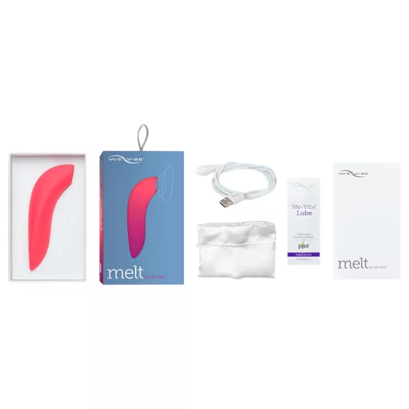 We-Vibe Melt - programėle valdoma oro bangų klitorio stimuliatorius (koralo spalvos)