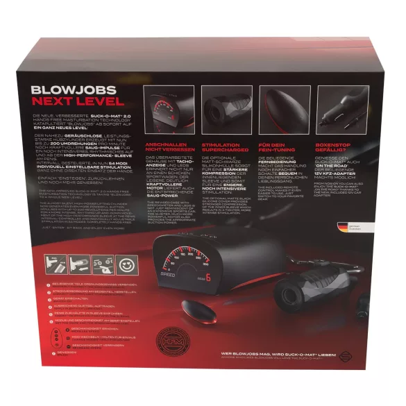 Suck-O-Mat 2.0 - automatinis masturbatorius vyrams - tinklinis maitinimas