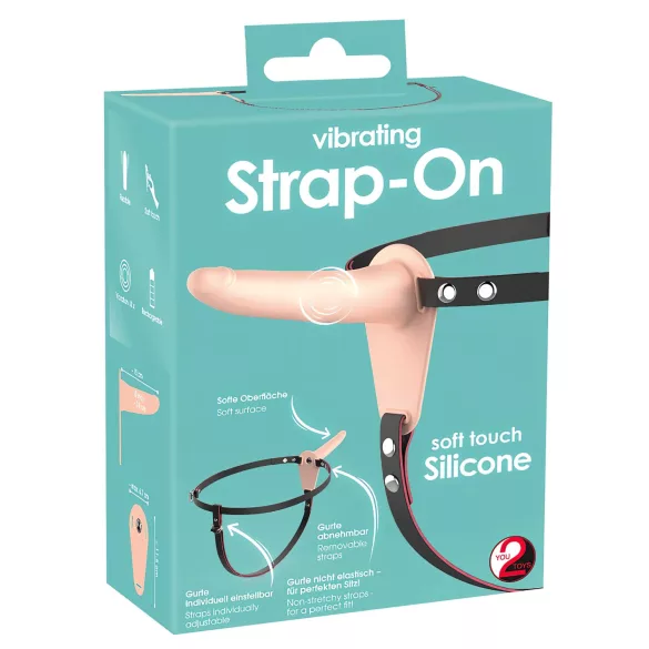 You2Toys - prisegamas vibratorius - įkraunamas - kūno spalvos