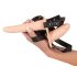 You2Toys - Strap-On - prisegamas dvigubas vibratorius (kūno spalvos)