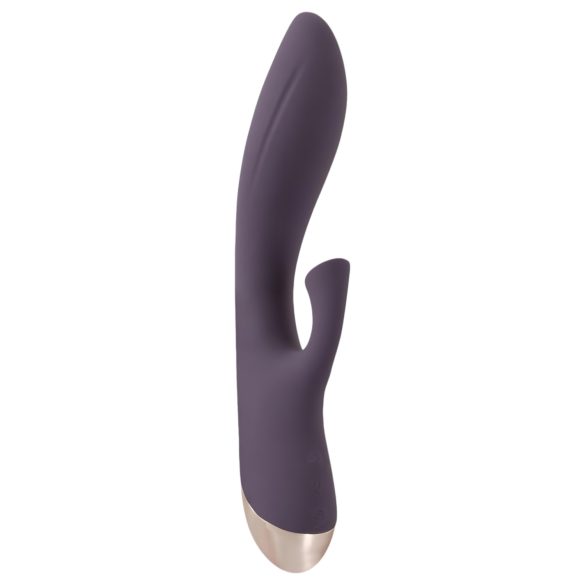Javida - atsparus vandeniui vibratorius su klitorio stimuliatoriumi (violetinis)