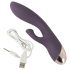 Javida - atsparus vandeniui vibratorius su klitorio stimuliatoriumi (violetinis)