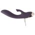 Javida - atsparus vandeniui vibratorius su klitorio stimuliatoriumi (violetinis)