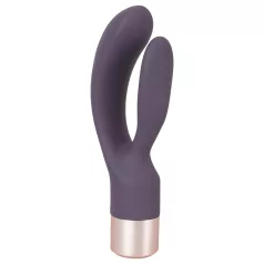  You2Toys Elegant Double - vibratorius su klitorio atšaka - įkraunamas