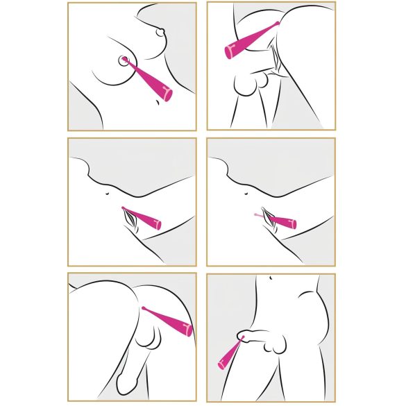 Couples Choice - klitorio vibratorius poroms - įkraunamas - rožinis