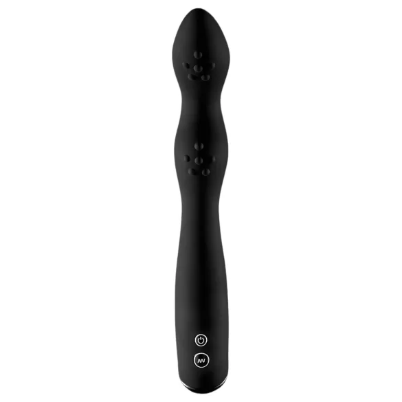 Rebel P-Spot - prostatos vibratorius su 2 varikliais - juodas