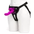 Happyrabbit - prisegamas dildo su vibracija - zuikutis - violetinis