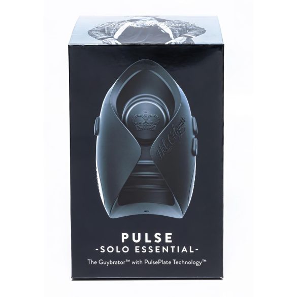 Hot Octopuss Pulse Solo Essential - įkraunamas masturbatorius (juodas)