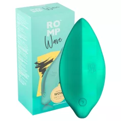   ROMP Wave - klitorio vibratorius su baterija - vandeniui atsparus - žalias