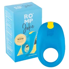   ROMP Juke - vibruojantis penio žiedas - atsparus vandeniui - mėlynas