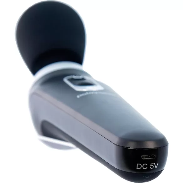 PalmPower Extreme Wand - masažuoklis vibratorius - įkraunamas - juodas