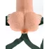 Pipedream - Fetish Strap-On 6 - prisegamas, tuščiaviduris vibratorius (natūralios spalvos)