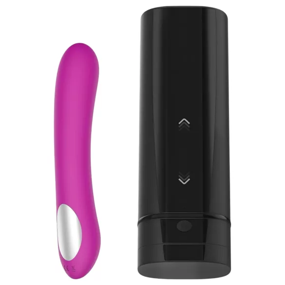Kiiroo Onyx+ ir Pearl 2 - porų rinkinys masturbatorius ir vibratorius