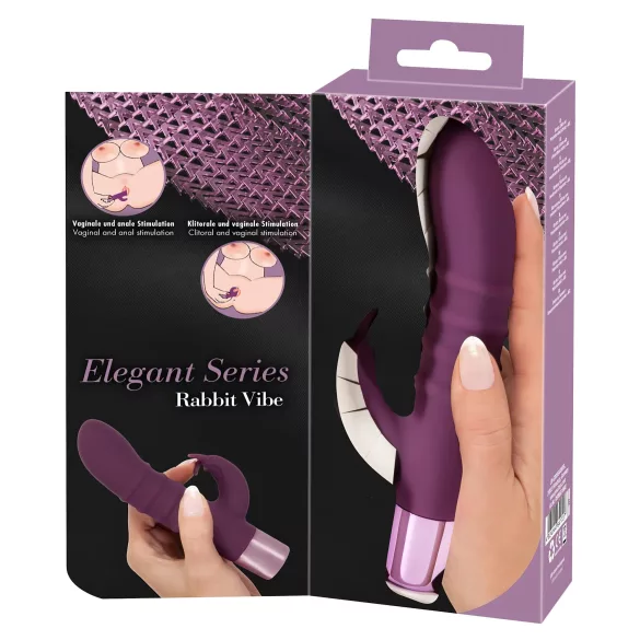 You2Toys - Rabbit Vibe - įkraunamas klitorinis G taško vibratorius (purpurinis)