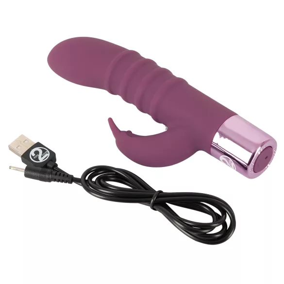 You2Toys - Rabbit Vibe - įkraunamas klitorinis G taško vibratorius (purpurinis)