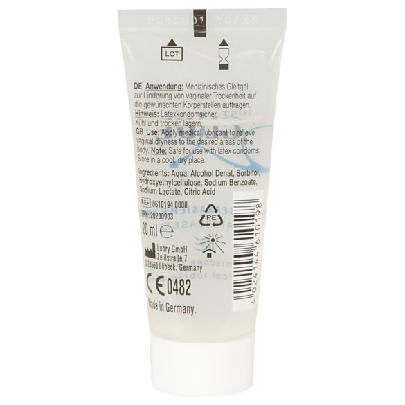 Just Glide vandens pagrindo lubrikantas (20ml)