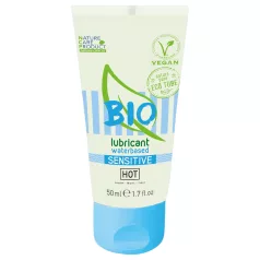   HOT Bio Sensitive - veganiškas vandens pagrindo lubrikantas - 50 ml