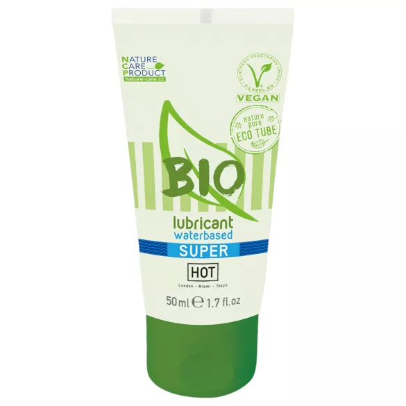 HOT Bio Super - veganiškas vandens pagrindo lubrikantas - 50 ml