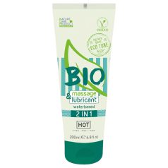   HOT Bio 2IN1 - vandens pagrindu pagamintas lubrikantas ir masažinis gelis (200ml)