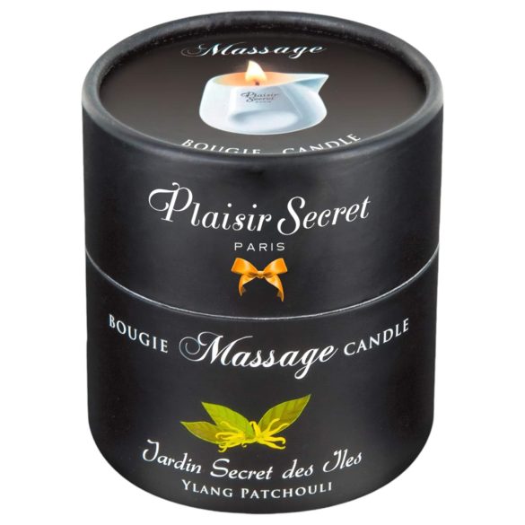 Plaisirs Secrets Ylang-Patchouli - masažo žvakė (80 ml)