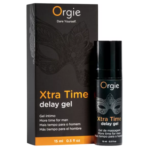 Orgie Xtra Time - ejakuliacijos atitolintojas vyrams - gelis - 15 ml