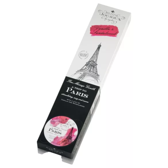Petits Joujoux Paris - masažo žvakė - vanilė, sandalmedis - 5x43ml