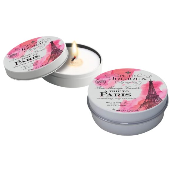 Petits Joujoux masažo žvakė - vanilė, sandalmedis (43 ml)
