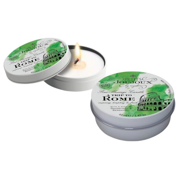 Petits Joujoux Roma - masažinė žvakė greipfrutų ir bergamočių (43 ml)