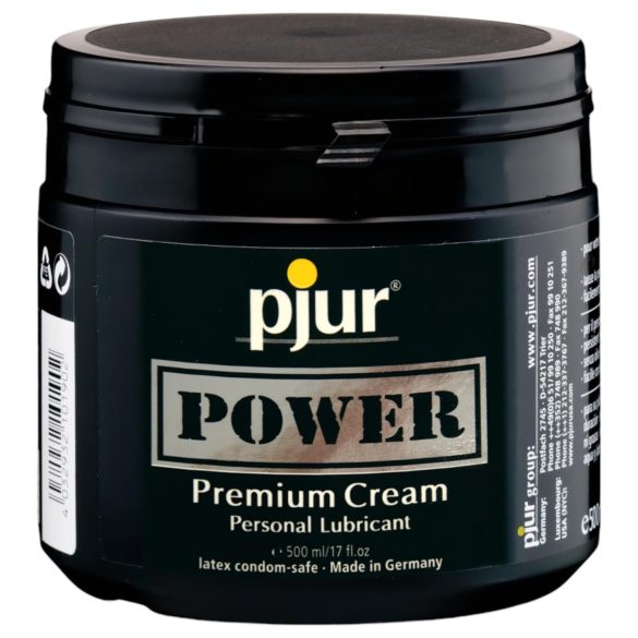 Pjur Power - aukštos kokybės lubrikantas kremas (500ml)