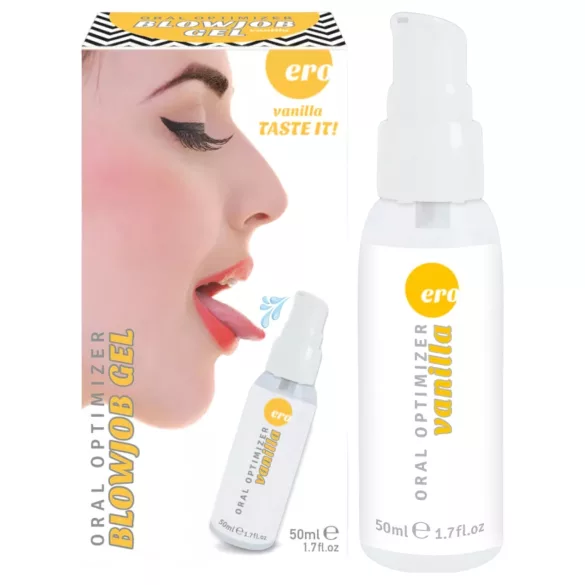 HOT - Blowjob gelis - oralinis lubrikantas - vanilės (50 ml)