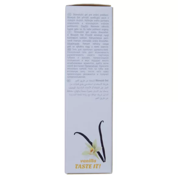 HOT - Blowjob gelis - oralinis lubrikantas - vanilės (50 ml)