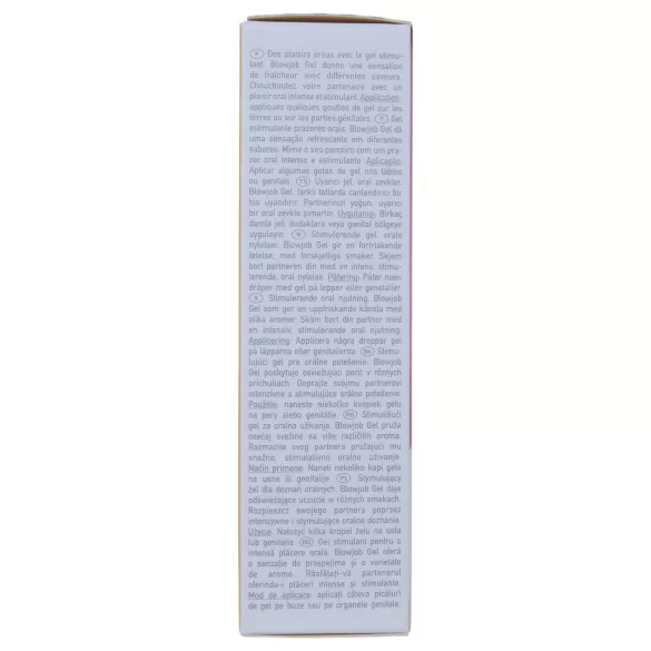 HOT - Blowjob gelis - oralinis lubrikantas - vanilės (50 ml)