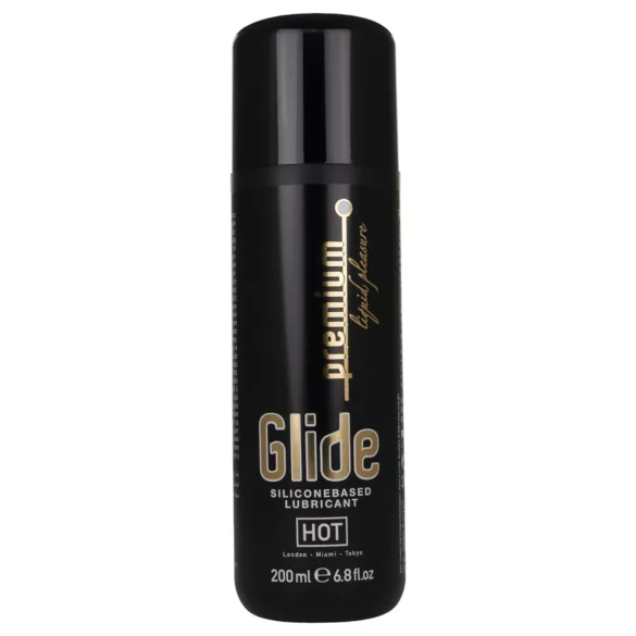 HOT Premium Glide - silikoninis lubrikantas - 200 ml