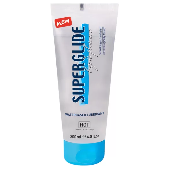 HOT Superglide - vandens pagrindo lubrikantas - 200 ml