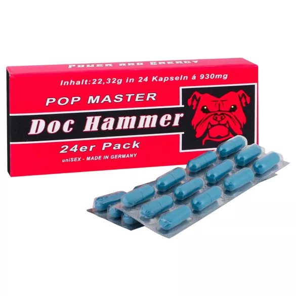 Doc Hammer - maisto papildas kapsulės - unisex - 24 vnt