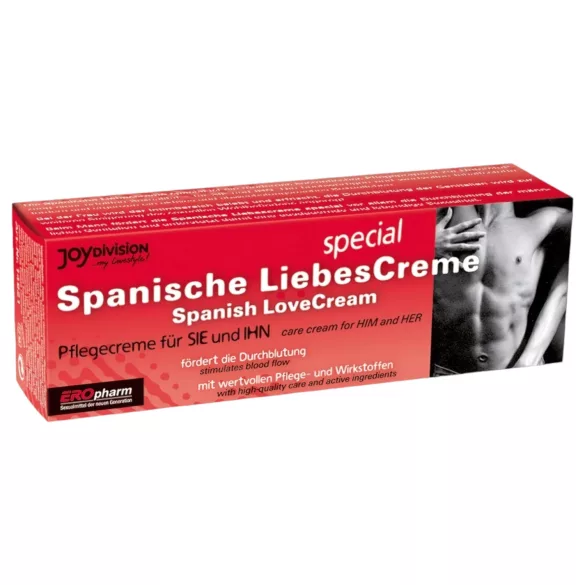 Spanish Lovecream - intymus kremas poroms ir moterims - 40 ml