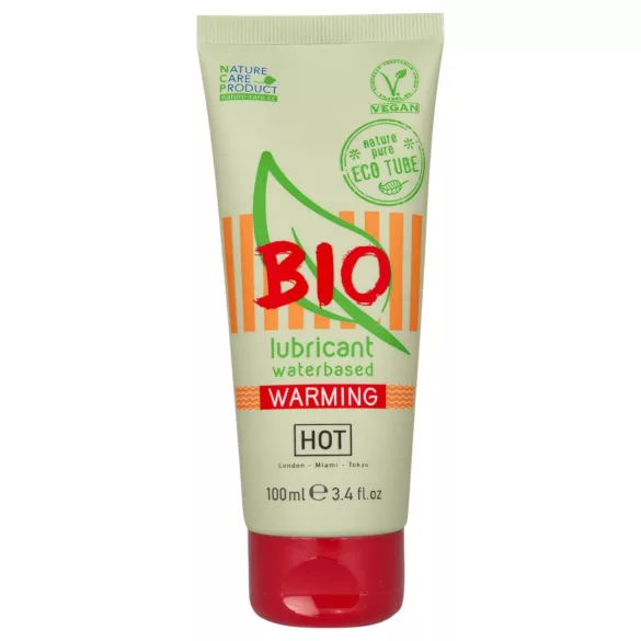 HOT BIO - vandens pagrindo šildantis veganiškas lubrikantas - 100 ml
