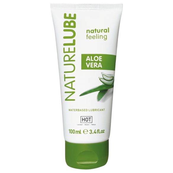 HOT NatureLube Aloe Vera - vandens pagrindu pagamintas lubrikantas (100 ml)