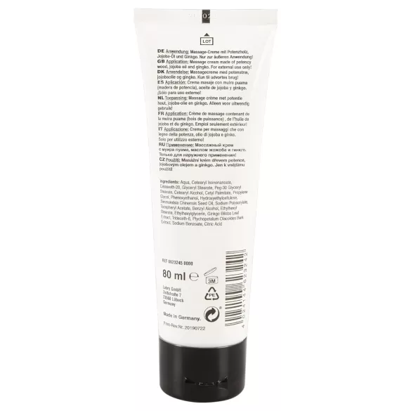 Plieno erekcija - penio kremas vyrams - 80ml