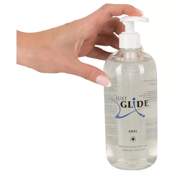 Just Glide Anal - analinis lubrikantas vandens pagrindu - 500 ml