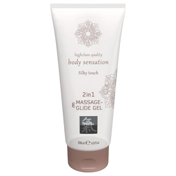 Shiatsu 2in1 Silky touch - šilkinis masažo lubrikantas (200ml)