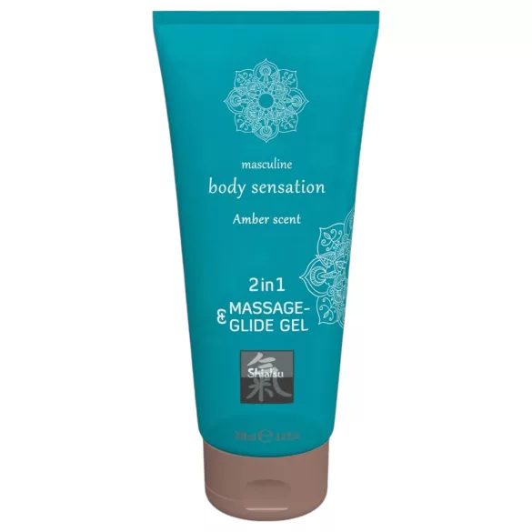 Shiatsu - masažo lubrikantas - gintaro kvapo - 200ml