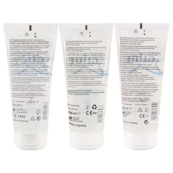 Just Glide - lubrikanto rinkinys - 3x200 ml