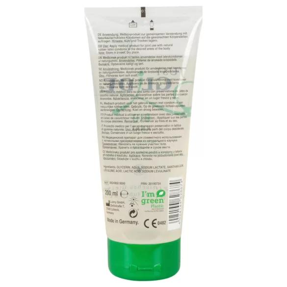 Just Glide Bio Anal - vandens pagrindo veganiškas lubrikantas - 200 ml