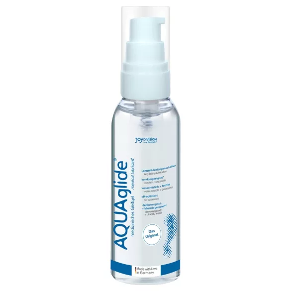 AQUAglide - vandens pagrindo lubrikantas su pompa - 75 ml