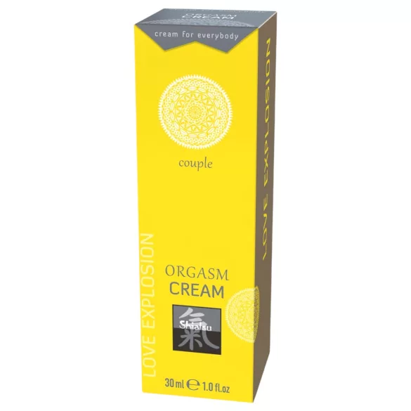 HOT - Shiatsu Orgasm - uniseks švelniai dilgčiojantis intymus kremas (30 ml)