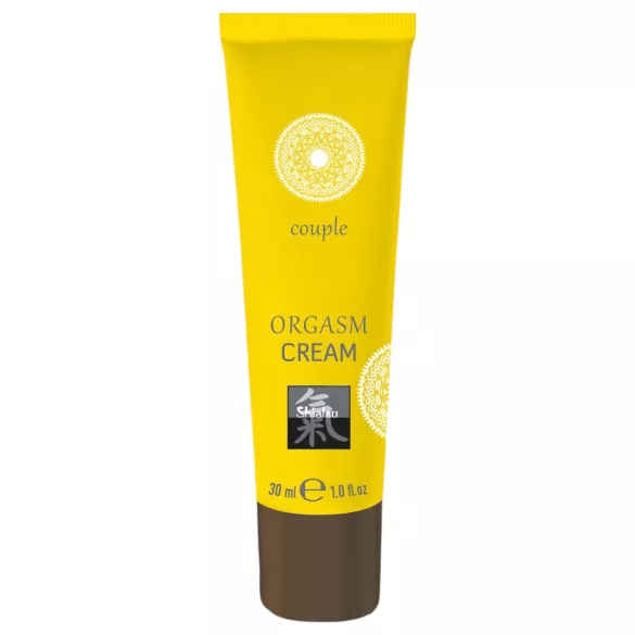 HOT - Shiatsu Orgasm - uniseks švelniai dilgčiojantis intymus kremas (30 ml)