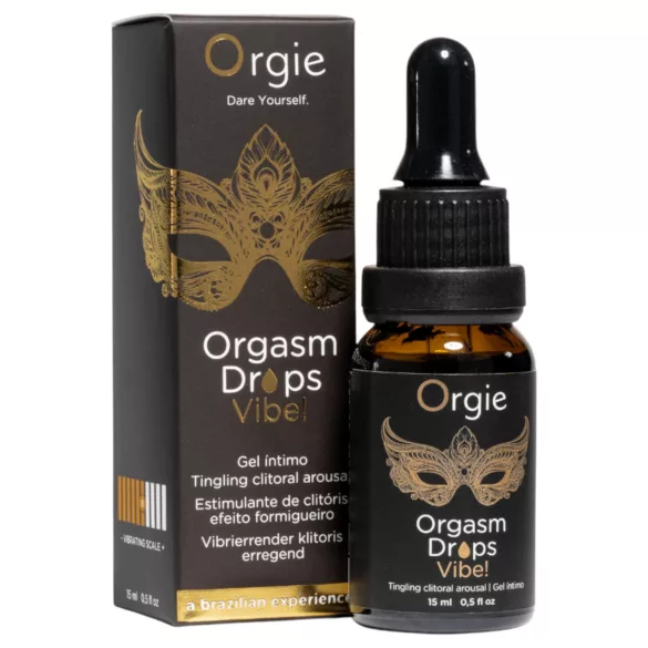 Orgie - Orgazmo lašai moterims - stimuliuojantis intymus gelis - 15 ml
