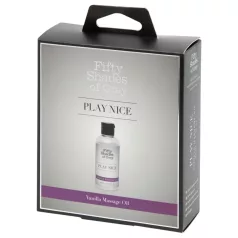 Fifty Shades of Grey - masažo aliejus - vanilė - 90 ml