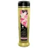Shunga - masažo aliejus - rožių kvapo - 240ml